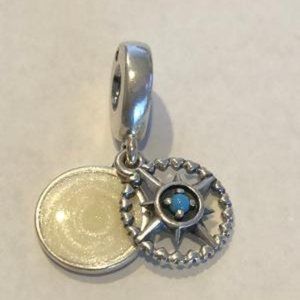 PANDORA Jewelry - PANDORA COMPASS ROSE DANGLE CHARM PANDORA Jewelry - PANDORA COMPASS ROSE DANGLE CHARM